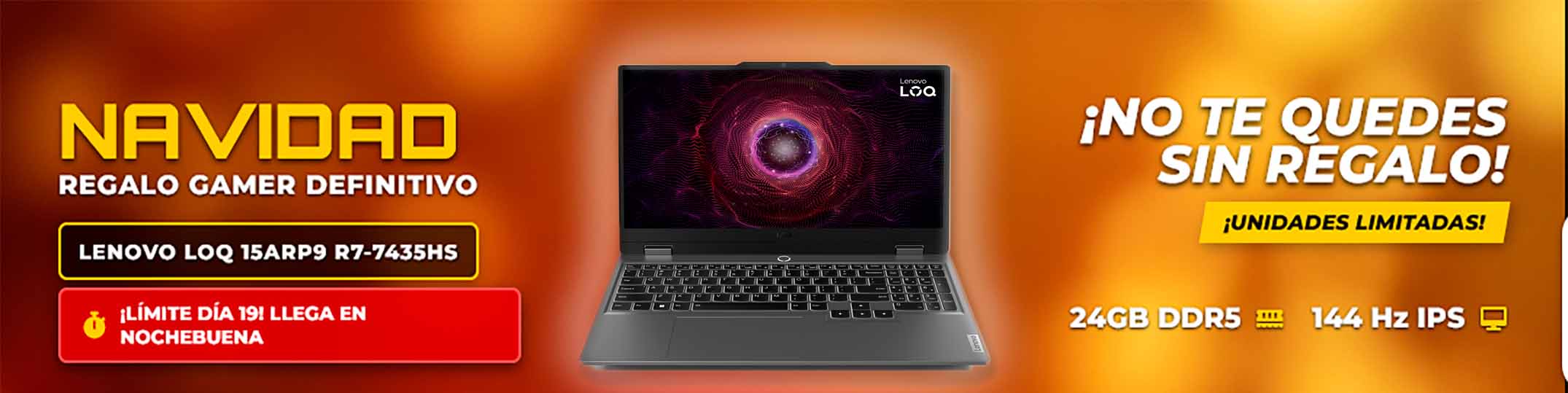 las mejores ofertas para navidad, portatil lenovo gaming